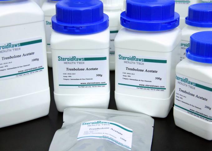 Lo steroide crudo di qualità della purezza GMP di 99% spolverizza la capacità di assorbimento 10161-34-9 dell'acetato 0,152 di trenbolone